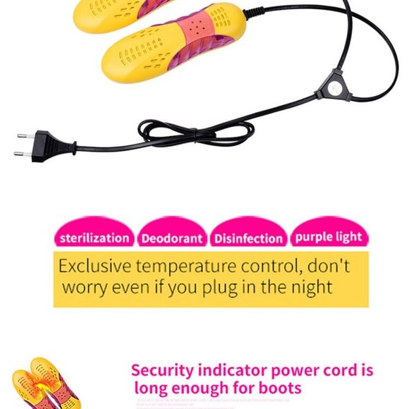 Foot Dryer,Shoe Dryer and Boot Dryer for Work Boots Electric Shoe Warmer Fall - Picture 2 of 10